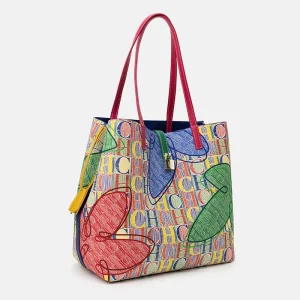 CH Letter Printing Design Shoulder Bag Large Capacity Women's Crossbody Bag Premium Feeling Versatile Ladies Handbag Fashion